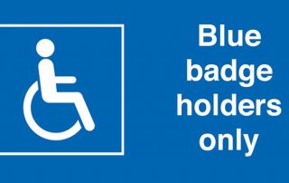 blue badge