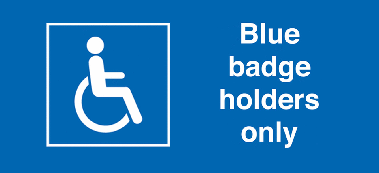 blue badge